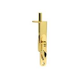 Schlage Ives Artisan 265B3 Flush Bolt, 1/2 in Bolt Head, Brass