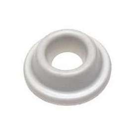 Schlage 411R-W Wall Bumper, 1-7/8 in Dia Base, 1-1/16 in Projection, Rubber