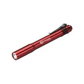 Stylus Pro LED Flashlights, 2 AAA, 65 lumens, Red