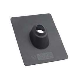 Hercules Flex Flash, No-Calk 14041 Roof Flashing, Plastic, Black