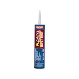 Loctite PL S30 Series 1618181 Roof and Flashing Sealant, Slight, Black, 10 fl-oz Cartridge