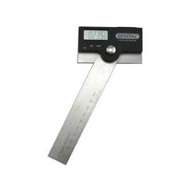 GENERAL 1702 Digital Protractor with Thumb Nut, 0 to 180 deg, Stainless Steel