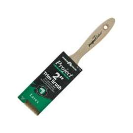 Linzer 1125-2 Paint Brush, 2-3/4 in L Bristle, Varnish Handle, Stainless Steel Ferrule