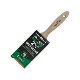 Linzer 1125-2.5 Paint Brush, 3 in L Bristle, Varnish Handle, Stainless Steel Ferrule