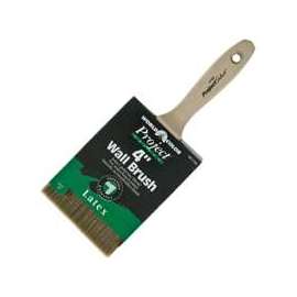 Linzer 3180-4 Paint Brush, 3-1/2 in L Bristle, Varnish Handle, Stainless Steel Ferrule