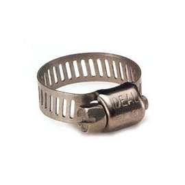 Ideal-Tridon Micro-Gear 62M Series 6260653 Marine-Grade Worm Gear Hose Clamp, #6, Stainless Steel