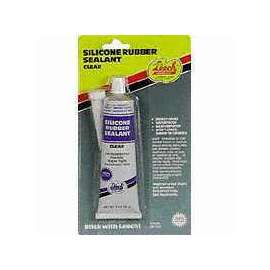 Leech Adhesives SR-1501 RTV Silicone Rubber Sealant, Clear, 3 fl-oz Tube