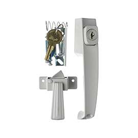 Wright Products VK333X3 Pushbutton Latch, For Out-Swinging Wood/Metal Screen, Storm Doors