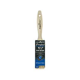 Linzer 1832-1.5 Paint Brush, 2-1/2 in L Bristle, Brass Ferrule
