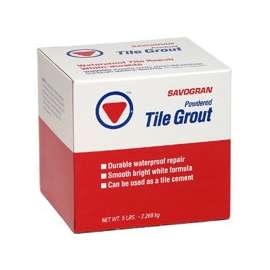 SAVOGRAN 12842 Powdered Tile Grout, 5 lb