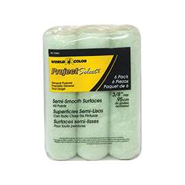 Linzer WC 9386C Paint Roller Cover, All Paints Paint, 3/8 in Thick Nap