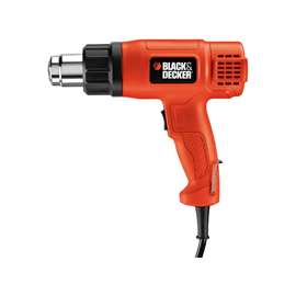 Black+Decker HG1300 Dual Temperature Heat Gun, 120 V, 12 cfm, 6 ft L Cord