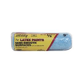 Linzer RC 123-9 Paint Roller Cover, All Paints Paint, 3/8 in Thick Nap