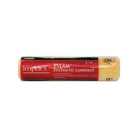 Linzer RC 142 Paint Roller Cover, All Paints Paint, 1/4 in Thick Nap, Polyester Fabric Cover