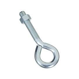 National Hardware N347-666 Eye Bolt, 5/8 in Thread, 3-1/4 in L Thread, 1-1/4 in ID Dia Eye, Steel, Zinc