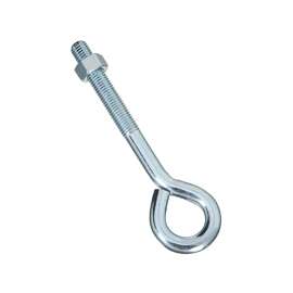National Hardware N347-674 Eye Bolt, 5/8 in Thread, 3-3/4 in L Thread, 1-1/4 in ID Dia Eye, Steel, Zinc