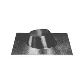 AmeriVent 6FFU Roof Vent Flashing, Galvanized Steel