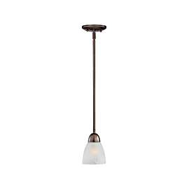 Boston Harbor Dimmable Mini Pendant Light, (1) 60/13 W, Medium Lamp, 45-3/4 In H X 4-7/8 In W