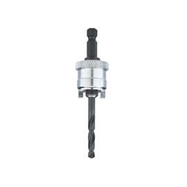 Lenox Snap-Back 1779669 Hole Saw Arbor, 1/2 in - 20 Thread, 3/8 in Shank, Bi-Metal/HCS