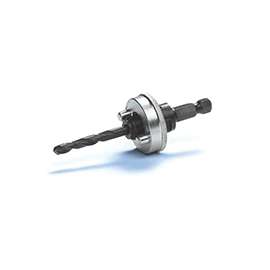 Lenox Snap-Back 1779670 Hole Saw Arbor, 5/8-18 Thread, 3/8 in Shank, Bi-Metal/HCS