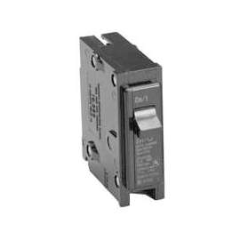 Cutler-Hammer BR115 Miniature, Type BR Circuit Breaker, 120/240 V, Thermal Magnetic Trip, Plug-In Mounting