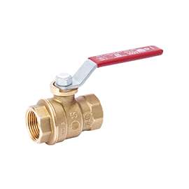 B & K ProLine 107-406NL Gas Ball Valve, 1-1/4 in FPT, Brass