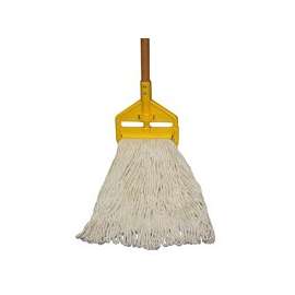 Rubbermaid 1785057 Wet Mop, #24 Headband, Invader Handle, Cotton Mop Head