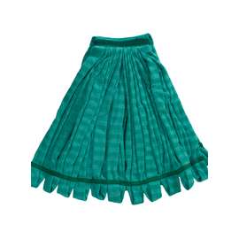 Rubbermaid Web Foot 1785775 Large Tube Mop Head, 0.68 kg Capacity, 2-1/2 cm Headband, Microfiber, Green