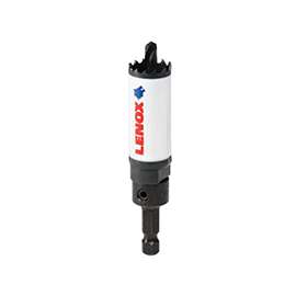 Lenox Speed Slot 1772429 Hole Saw, 1/4 in Arbor, 1-9/16 in D Cutting, M2 HSS Cutting Edge