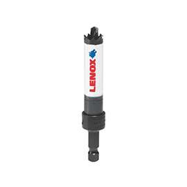 Lenox Speed Slot 1772424 Hole Saw, 1/4 in Arbor, 1-9/16 in D Cutting, M2 HSS Cutting Edge