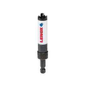 Lenox Speed Slot 1772425 Hole Saw, 1/2 in Arbor, 1-1/2 in D Cutting, M2 HSS Cutting Edge