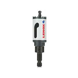 Lenox Speed Slot 1772483 Hole Saw, 1/4 in Arbor, 1-9/16 in D Cutting, M2 HSS Cutting Edge