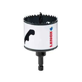Lenox Speed Slot 1772953 Hole Saw, 1/4 in Arbor, 1-9/16 in D Cutting, M2 HSS Cutting Edge