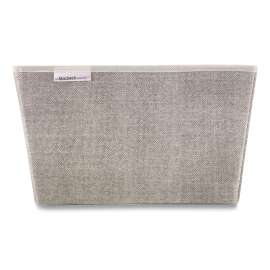 Storage Tote, Medium, 7.5" x 10.8" x 13", Tan