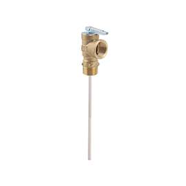 Watts 100XL-8-150 Relief Valve, 3/4 in MNPT x FNPT, 75 to 150 psi Operating, Brass