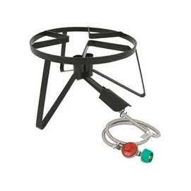 Bayou Classic SP2 Jet Cooker with Hose Guard, LPG, 2-Burner, 18 in W, Steel