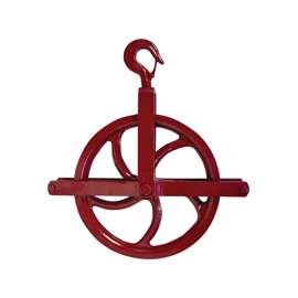 Koch 13403/3281293 Gin Wheel, 1000 lb Weight Capacity, 3/8 to 1 in Rope