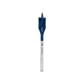 Bosch Daredevil DSB1009 Spade Drill Bit, 3 in L Flute, Hex Shank, 1/4 in Dia Shank