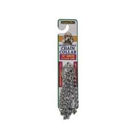Aspenpet 27888 Choke Chain Dog Collar, 18 in L Collar, Steel