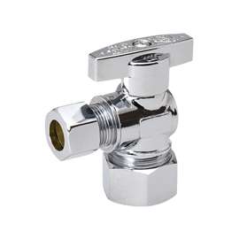 Southland 190-032HC Stop Valve, 5/8 x 3/8 in Compression, Brass, Chrome