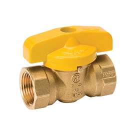 B & K ProLine 210-523RP Gas Ball Valve, 1/2 in FPT, Brass
