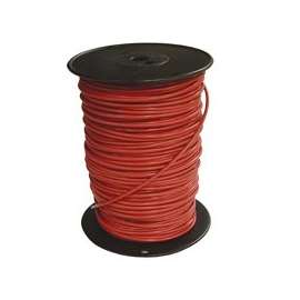 Southwire 6RED-STRX500 Stranded Building Wire, 6 AWG, 500 ft L, Red Nylon Sheath