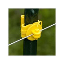 Zareba Fi-Shock ITPLY-FS Pin-Lock Insulator, Yellow