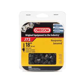 Oregon J72 Chainsaw Chain, 3/16 in File, 18 in L Bar, Steel