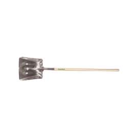 RAZOR-BACK 54247 Scoop Shovel, 59-3/4 in OAL, Aluminum Blade, Hardwood Handle