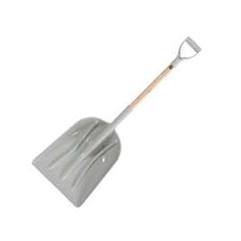 AMES 2682700 Scoop Shovel, 46-1/2 in OAL, ABS Blade, Hardwood Handle
