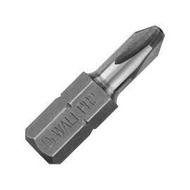 DeWALT DW2004BL50 Insert Bit Tip, #2 Drive, Phillips Drive, 1/4 in Shank, Hex Shank, Steel