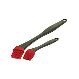 GrillPro 41090 Basting Brush Set, Silicon Bristle, Red Bristle