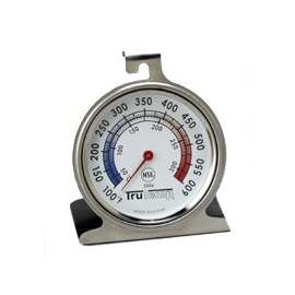 TAYLOR 3506 Oven Thermometer, 100 to 600 deg F, Analog Display, Gray