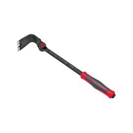 Crescent CODE RED DB18X Pry Bar, Flat End, Nail Slot Tip, Two-Tone Grip Handle